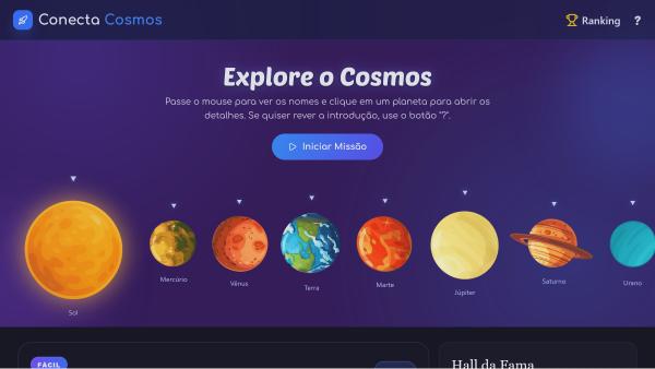 Capa do projeto Conecta Cosmos