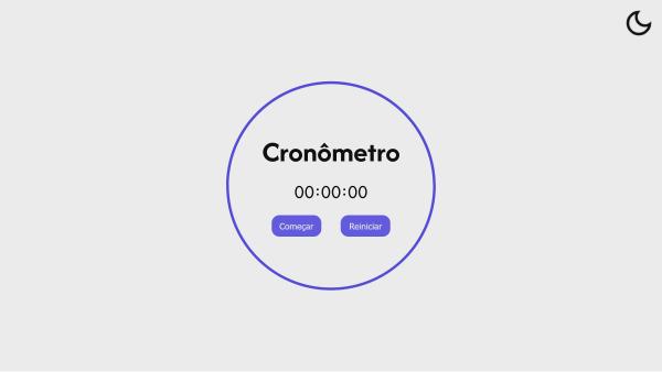 Capa do projeto Cronômetro Minimalista