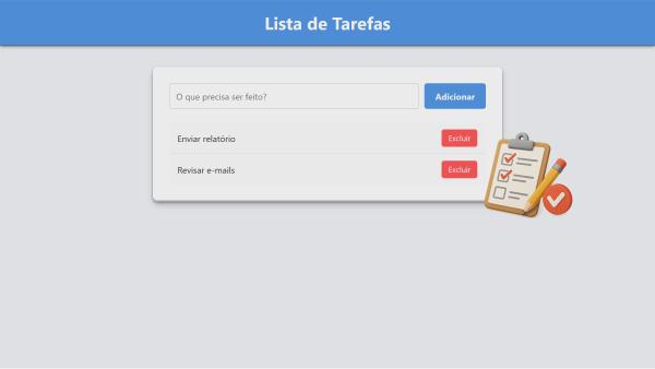 Capa do projeto Lista de Tarefas